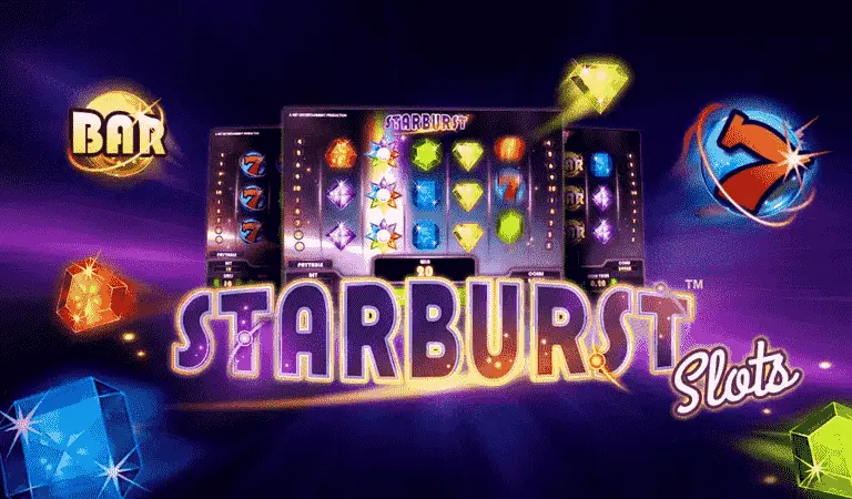 Enjoy playing Starburst slot online in India